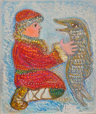 Бабицына Татьяна Викторовна (1960-). Из серии "Русская сказка": По щучьему велению. Емеля и 