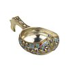 Russian silver kovsh. Strulev N.F. 1896. Russian silver kovsh with enamel pattern, made in Image - 7
