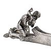 KARL FABERG&Eacute; - SILVER LETTER OPENER WITH A PEASANT FIGURE, KARL FABERG&Eacute; FIRM, MOSCOW, 1880s. SILVER Image - 4