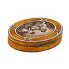 Silver snuff box of aristocratic proportions in guilloch&eacute; enamel. Austria early 20th century. Si Image - 5
