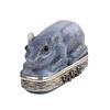 SNUFFBOX IN THE FORM OF A MOUSE IN STRIPED AGATE AND SILVER. 19TH CENTURY. A rare and expressive Image - 7