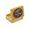 MUSICAL SNUFFBOX WITH MICROMOSAIC "PLINY&39;S DOVES" FRANCE, 1819–1838. A rare and exquisite Image - 3