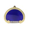 19th century English gold pill box with diamonds and guilloch&eacute; enamel. English gold pill box Image - 3