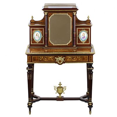 Ladies cabinet Bonheur du jour. Ladies cabinet Bonheur du jour in Napoleon III style.A charming 