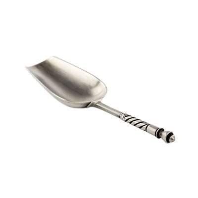 Russian silver spatula-spoon for sugar. Moscow. The turn of the 19th-20th centuries. Russian 