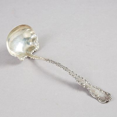 Silver ladle. Silver ladle. 
Weight 185 gr. 
Condition : Good, with traces of 