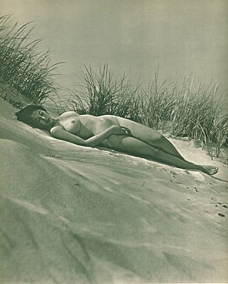 Nude by Andre de Dienes. C1949. American-Hungarian photographer famous for nude photography and 