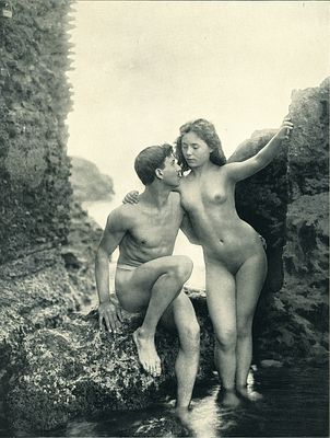 Nude by Ernst Scneider. c1908. Ernst Schneider (1881–1959) was a celebrated German studio 