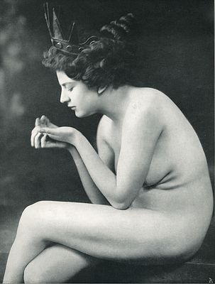 Nude by Ernst Scneider. C1908. Ernst Schneider (1881–1959) was a celebrated German studio 