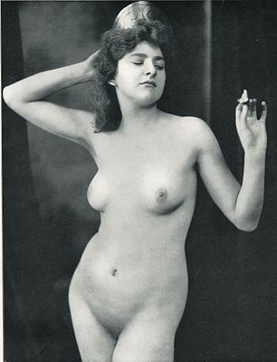 Nude by Ernst Scneider. C1908. Ernst Schneider (1881–1959) was a celebrated German studio 