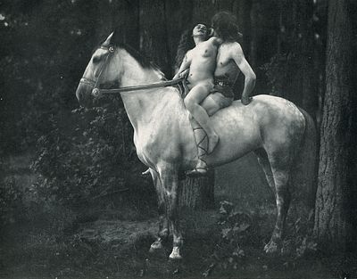Nude by Ernst Scneider. C1908. Ernst Schneider (1881–1959) was a celebrated German studio 