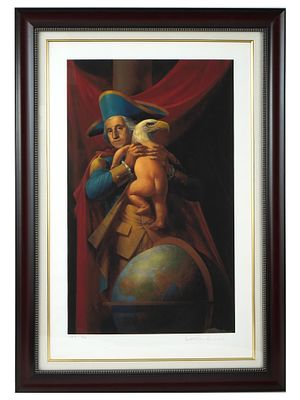 AMERICAN DREAM SILKSCREEN BY VITALY KOMAR MELAMID. Vitaly Komar, Russian, American, born 1943 