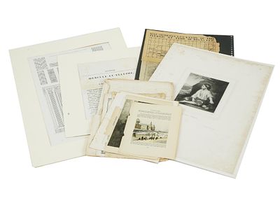 ANTIQUE FRENCH ENGRAVINGS AND BOOK ILLUSTRATIONS. A lot of antique engravings and lithographs. 