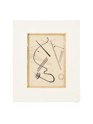 AFTER WASSILY KANDINSKY RUSSIAN ABSTRACT PAINTING. After Wassily Wassilyevich Kandinsky, Russian 