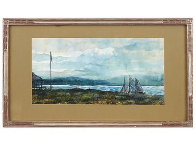 ANDREW NEWELL WYETH AMERICAN WATERCOLOR PAINTING. Andrew Newell Wyeth, American, 1917 to 2009 