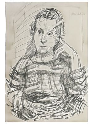 OSKAR KOKOSCHKA AUSTRIAN LITHOGRAPH KONZERT IV SIGNED. Oskar Kokoschka, Austrian, 1886 to 1980 