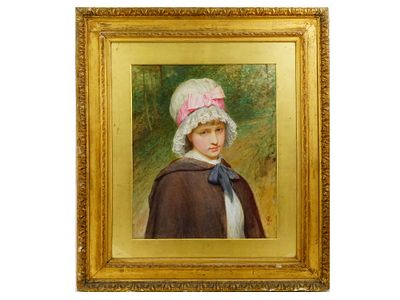 ENGLISH WATERCOLOR PAINTING BY CHARLES LIDDERDALE. Charles Sillem Lidderdale, English, 1831 to 