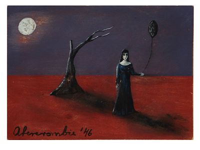 ATTR TO GERTRUDE ABERCROMBIE AMERICAN OIL PAINTING. Attributed to Gertrude Abercrombie, German 