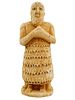 ANTIQUE GRAND TOUR SUMERIAN POTTERY IDOL FIGURINE. A hand build pottery idol representing a Изображение - 1
