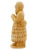 ANTIQUE GRAND TOUR SUMERIAN POTTERY IDOL FIGURINE. A hand build pottery idol representing a Изображение - 2
