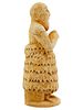 ANTIQUE GRAND TOUR SUMERIAN POTTERY IDOL FIGURINE. A hand build pottery idol representing a Изображение - 4