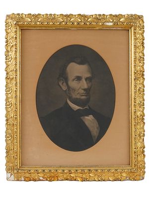 ANTIQUE AMERICAN ENGRAVING ATTR WILLIAM EDGAR MARSHALL. An antique American engraving attributed 