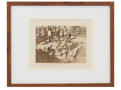 AMERICAN PHOTOGRAVURE BY EDWARD SHERIFF CURTIS. Edward Sheriff Curtis, American, 1868 to 1952 