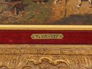 ANTIQUE RUSSIAN GERMAN OIL PAINTING BY WILHELM VELTEN. Wilhelm Velten, Russian, German, 1847 to Image - 2