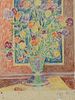 AMERICAN MIXED MEDIA PAINTING SIGNED LYNNE DREXLER. A mixed media painting on paper depicting a Image - 1