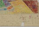 AMERICAN MIXED MEDIA PAINTING SIGNED LYNNE DREXLER. A mixed media painting on paper depicting a Image - 2