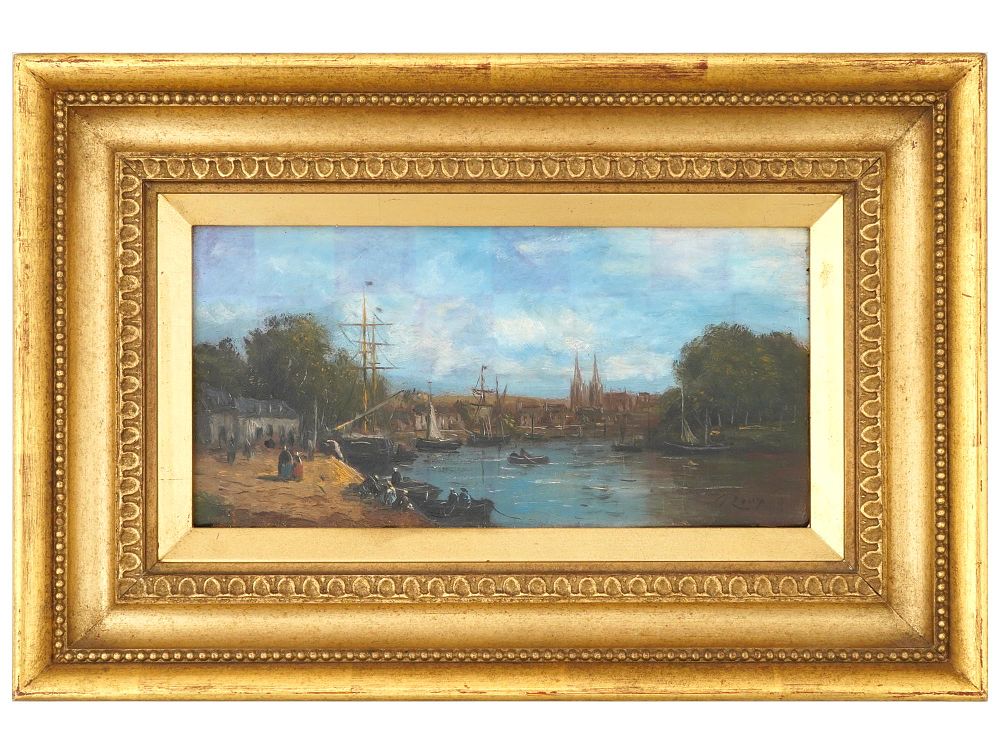FRENCH IMPRESSIONIST OIL PAINTING BY GERARD ROUX. Gerard Roux, French, born 1946, an oil on 