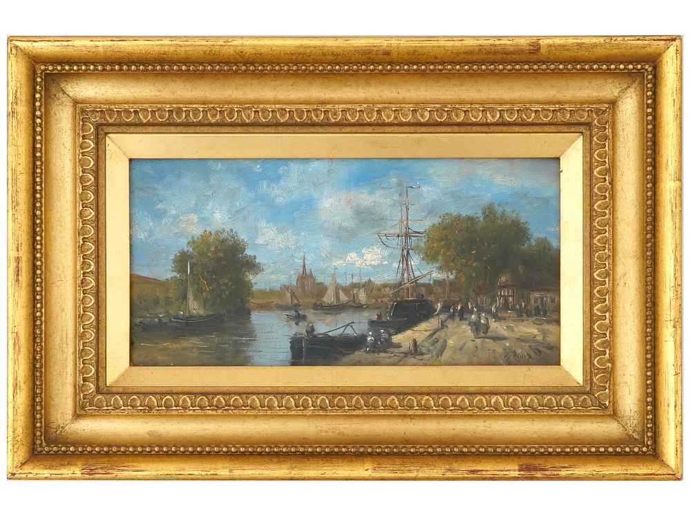 FRENCH IMPRESSIONIST OIL PAINTING BY GERARD ROUX. Gerard Roux, French, born 1946, an oil on 