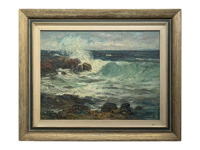 CHARLES PAUL GRUPPE ANTIQUE AMERICAN OIL PAINTING. Charles Paul Gruppe, Canadian, American, 1860