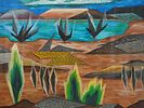 MID CENTURY INDIAN SCHOOL JEHANGIR SABAVALA PAINTING. A mid-century Indian School painting Image - 1