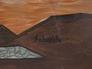 MID CENTURY INDIAN SCHOOL JEHANGIR SABAVALA PAINTING. A mid-century Indian School painting Image - 2