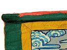 ANTIQUE CHINESE THANGKA PAINTING BUDDHA SHAKYAMUNI. An early 20th-century Chinese hand-painted Image - 3