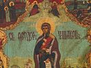 RUSSIAN HAND PAINTED ICON OF SAINT FEODOR USHAKOV. A Russian Orthodox icon of Saint Feodor Image - 1