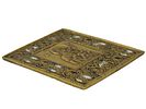 19TH C RUSSIAN TIKHVIN MOTHER GOD ENAMEL BRONZE ICON. An antique 19th century Russian Orthodox Image - 4