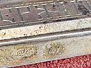 19TH C RUSSIAN CHRIST ICON IN SILVER OKLAD AND KIOT. An antique 19th century Russian Orthodox Image - 8
