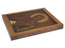 ANTIQUE 19TH C RUSSIAN ORTHODOX ICON JOHN THE BAPTIST. An antique Russian 19th century Orthodox Image - 3