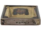 ANTIQUE RUSSIAN GILT SILVER ICON MANDYLION BY SAZIKOV. An antique Russian parcel-gilt silver Image - 5