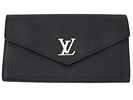 LOUIS VUITTON BLACK SOFT CALFSKIN LOCKME WALLET IOB. A Louis Vuitton Paris Lockmini black soft Image - 1