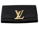 LOUIS VUITTON LOUISE EW VERNIS BLACK LEATHER CLUTCH. A Louis Vuitton Louise Monogram Vernis Image - 1