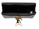 LOUIS VUITTON LOUISE EW VERNIS BLACK LEATHER CLUTCH. A Louis Vuitton Louise Monogram Vernis Image - 5