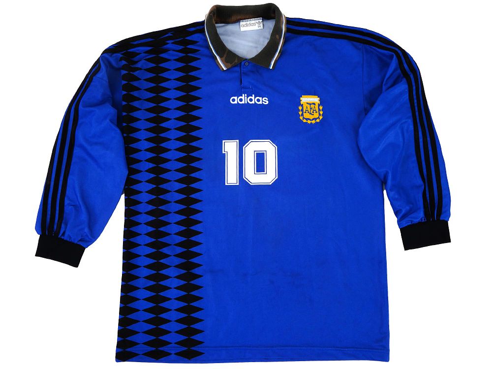 ORIGINAL AMERICAN WORLD CUP ADIDAS MARADONA SHIRT. An original American World Cup Adidas shirt 