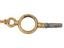 ANTIQUE ENGLISH SILVER POCKET WATCH W KEY 18TH C. An antique English silver pocket watch with a Image - 11