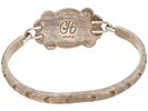VINTAGE STERLING SILVER BRACELET WITH STONES. A sterling silver bracelet with a centerpiece Image - 4