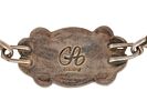 VINTAGE STERLING SILVER BRACELET WITH STONES. A sterling silver bracelet with a centerpiece Image - 6