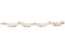VINTAGE STERLING SILVER BRACELET WITH CORAL STONES. A vintage sterling silver bracelet with Image - 5