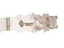 VINTAGE STERLING SILVER BRACELET WITH CORAL STONES. A vintage sterling silver bracelet with Image - 6